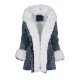 Geaca dama parka din denim albastru cu blanita eco alba Wanda Geaca dama parka din denim albastru cu blanita eco alba Wanda 4 - jojofashion.ro