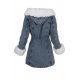 Geaca dama parka din denim albastru cu blanita eco alba Wanda Geaca dama parka din denim albastru cu blanita eco alba Wanda 5 - jojofashion.ro