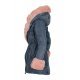 Geaca dama parka din denim albastru cu blanita eco roz Wanda Geaca dama parka din denim albastru cu blanita eco roz Wanda 3 - jojofashion.ro