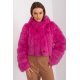 Geaca dama scurta, din blana eco, roz fucsia, cu gluga, Lubelle2 Geaca dama scurta, din blana eco, roz fucsia, cu gluga, Lubelle2 2 - jojofashion.ro