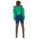 Geaca de dama de iarna verde scurta cu gluga si blanita Lexy 3 - jojofashion.ro