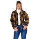 Jacheta dama crop cappuccino cu model in carouri Lizy Jacheta dama crop cappuccino cu model in carouri Lizy 2 - jojofashion.ro