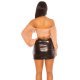 Crop top dama cappuccino cu umerii goi LatinaLook Crop top dama cappuccino cu umerii goi LatinaLook 3 - jojofashion.ro
