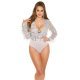 Body dama gri cu franjuri din paiete Salomee Body dama gri cu franjuri din paiete Salomee 2 - jojofashion.ro