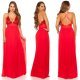 Rochie lunga rosie cu paiete pe bust Sevda Rochie lunga rosie cu paiete pe bust Sevda 4 - jojofashion.ro