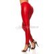 Colanti rosii cu siret WetLook Koucla Bonye Colanti rosii cu siret WetLook Koucla Bonye 3 - jojofashion.ro