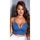 Top dama blug albastru casual Amarilis Top dama blug albastru casual Amarilis 2 - jojofashion.ro