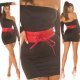 Curea dama, din imitatie piele, rosie, lata, cu snur, Kalissy Curea dama, din imitatie piele, rosie, lata, cu snur, Kalissy 3 - jojofashion.ro