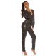 Salopeta de ocazie neagra lurex si paiete oglinda Azonia 4 - jojofashion.ro