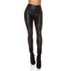 Colanti negri termici biker piele eco Erin 2 - jojofashion.ro