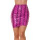 Fusta mulata piele eco scurta ciclam snake print Manila 2 - jojofashion.ro
