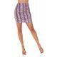 Fusta mulata piele eco scurta roz pal snake print Manila 4 - jojofashion.ro