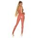 Pantaloni dama mulati maro latex cu talia inalta Chantal 5 - jojofashion.ro