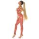 Pantaloni dama mulati maro latex cu talia inalta Chantal 4 - jojofashion.ro