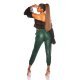 Pantaloni dama piele eco verde Mirabela 3 - jojofashion.ro