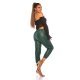 Pantaloni dama piele eco verde Mirabela 5 - jojofashion.ro