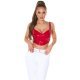 Crop top dama latex rosu Kelly Crop top dama latex rosu Kelly 3 - jojofashion.ro