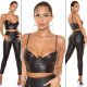 Top dama negru WetLook Rotterdam Top dama negru WetLook Rotterdam 4 - jojofashion.ro