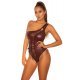 Body dama burgundy WetLook one shoulder Mikelle Body dama burgundy WetLook one shoulder Mikelle 4 - jojofashion.ro