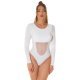Body dama alb cu maneca lunga si cupe incorporate, Yvony Body dama alb cu maneca lunga si cupe incorporate, Yvony 4 - jojofashion.ro