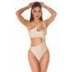 Body dama monokini, bej, cu decupaje, Klaire Body dama monokini, bej, cu decupaje, Klaire 2 - jojofashion.ro
