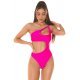 Body dama monokini, roz ciclam, cu decupaje, Klaire Body dama monokini, roz ciclam, cu decupaje, Klaire 2 - jojofashion.ro