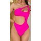 Body dama monokini, roz ciclam, cu decupaje, Klaire Body dama monokini, roz ciclam, cu decupaje, Klaire 8 - jojofashion.ro