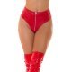 Chiloti dama, din latex, rosii, cu fermoar in fata, Lesly Chiloti dama, din latex, rosii, cu fermoar in fata, Lesly 2 - jojofashion.ro