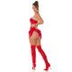 Chiloti dama, din latex, rosii, cu fermoar in fata, Lesly Chiloti dama, din latex, rosii, cu fermoar in fata, Lesly 6 - jojofashion.ro
