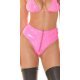 Chiloti dama, din latex, roz bombon, cu fermoar in fata, Lesly Chiloti dama, din latex, roz bombon, cu fermoar in fata, Lesly 2 - jojofashion.ro