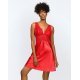 Neglijeu din satin si dantela, rosu, tip furou, Alisha Neglijeu din satin si dantela, rosu, tip furou, Alisha 2 - jojofashion.ro