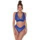Set lenjerie intima dama dantela albastra Mazen Set lenjerie intima dama dantela albastra Mazen 2 - jojofashion.ro