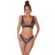 Set lenjerie intima dama dantela neagra Nazmi 5 - jojofashion.ro