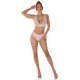 Set lenjerie intima dama dantela roz pal Mazen 6 - jojofashion.ro