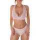 Set lenjerie intima dama dantela roz pal Mazen 7 - jojofashion.ro