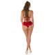 Set lenjerie intima dama rosie WetLook cu fermoare GOGO Set lenjerie intima dama rosie WetLook cu fermoare GOGO 5 - jojofashion.ro