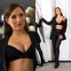 Sutien negru, triunghi, din dantela, cu bretele subtiri, Lelia 7 - jojofashion.ro