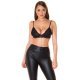 Sutien negru, triunghi, din dantela, cu bretele subtiri, Lelia 3 - jojofashion.ro
