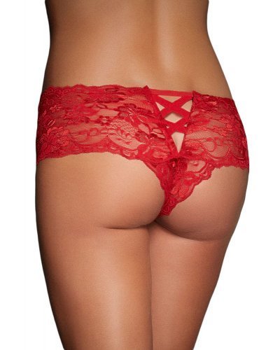 Chilot dama tip boxeri din dantela rosie Loredana Chiloti dama, Chilot dama tip boxeri din dantela rosie Loredana - jojofashion.ro