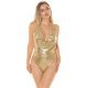 Body auriu lucios, cu spatele gol, Shimmer Body auriu lucios, cu spatele gol, Shimmer 2 - jojofashion.ro