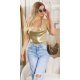 Body auriu lucios, cu spatele gol, Shimmer Body auriu lucios, cu spatele gol, Shimmer 4 - jojofashion.ro