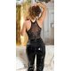 Body dama negru cu glitter, semitransparent, brazilian, Lavita 6 - jojofashion.ro