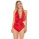 Body rosu lucios, cu spatele gol, Shimmer Body rosu lucios, cu spatele gol, Shimmer 2 - jojofashion.ro