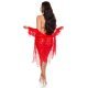 Neglijeu de lux dama rosu transparent Gail Neglijeu de lux dama rosu transparent Gail 4 - jojofashion.ro
