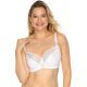 Sutien alb cu tul si broderie partial intarit Flaminia Sutien alb cu tul si broderie partial intarit Flaminia 2 - jojofashion.ro