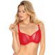 Sutien rosu cu tul brodat Melya Sutien rosu cu tul brodat Melya 2 - jojofashion.ro