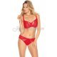 Sutien rosu cu tul brodat Melya Sutien rosu cu tul brodat Melya 3 - jojofashion.ro