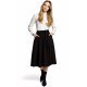Fusta office, midi, neagra, cu cordon, Phoebe Fusta office, midi, neagra, cu cordon, Phoebe 2 - jojofashion.ro