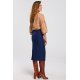 Fusta tip creion, midi, bleumarin navy, clasica, Collie Fusta tip creion, midi, bleumarin navy, clasica, Collie 4 - jojofashion.ro