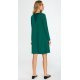 Rochie verde midi trapezoidala cu maneca lunga Aryena Rochie verde midi trapezoidala cu maneca lunga Aryena 3 - jojofashion.ro